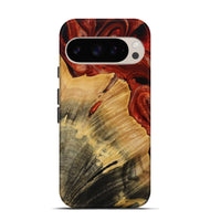 Pixel 9 Wood Live Edge Phone Case - Diya (Red, 731656)