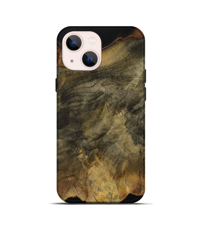 iPhone 13 mini Wood Live Edge Phone Case - Yamilet (Wood Burl, 731664)