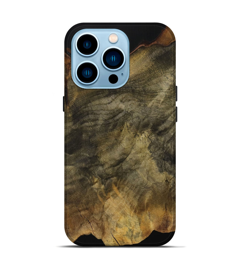 iPhone 14 Pro Wood Live Edge Phone Case - Yamilet (Wood Burl, 731664)