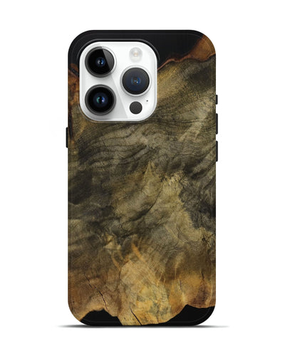 iPhone 15 Pro Wood Live Edge Phone Case - Yamilet (Wood Burl, 731664)