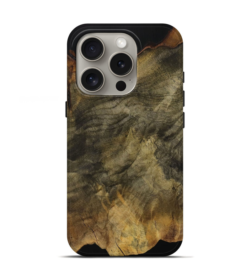 iPhone 16 Pro Wood Live Edge Phone Case - Yamilet (Wood Burl, 731664)