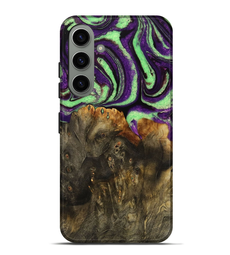 Galaxy S24 Plus Wood Live Edge Phone Case - Kelsy (Purple, 731670)