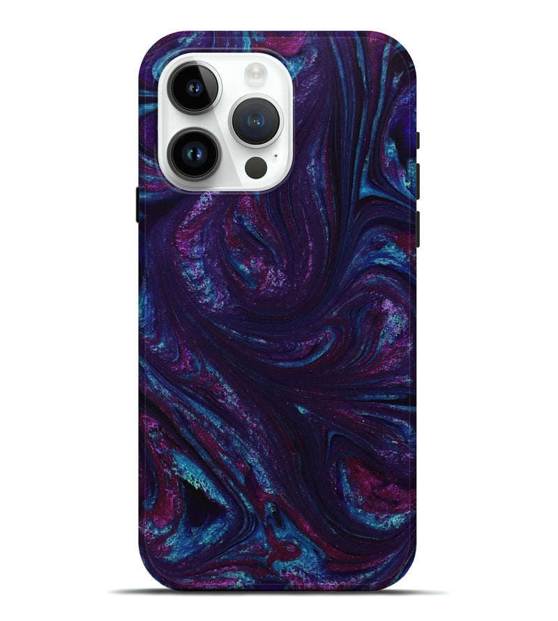 iPhone 15 Pro Max ResinArt Live Edge Phone Case - Eolande (Purple, 731684)