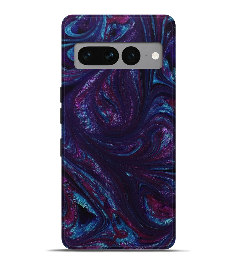 Pixel 7 Pro ResinArt Live Edge Phone Case - Eolande (Purple, 731684)