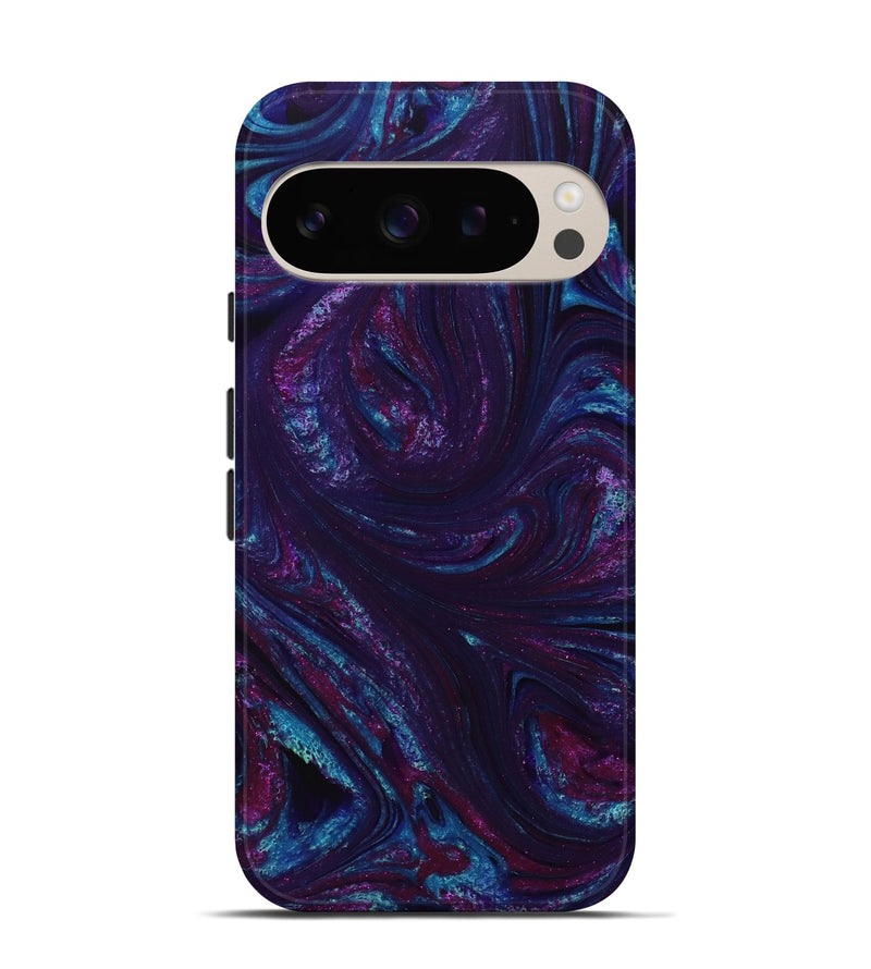 Pixel 9 ResinArt Live Edge Phone Case - Eolande (Purple, 731684)