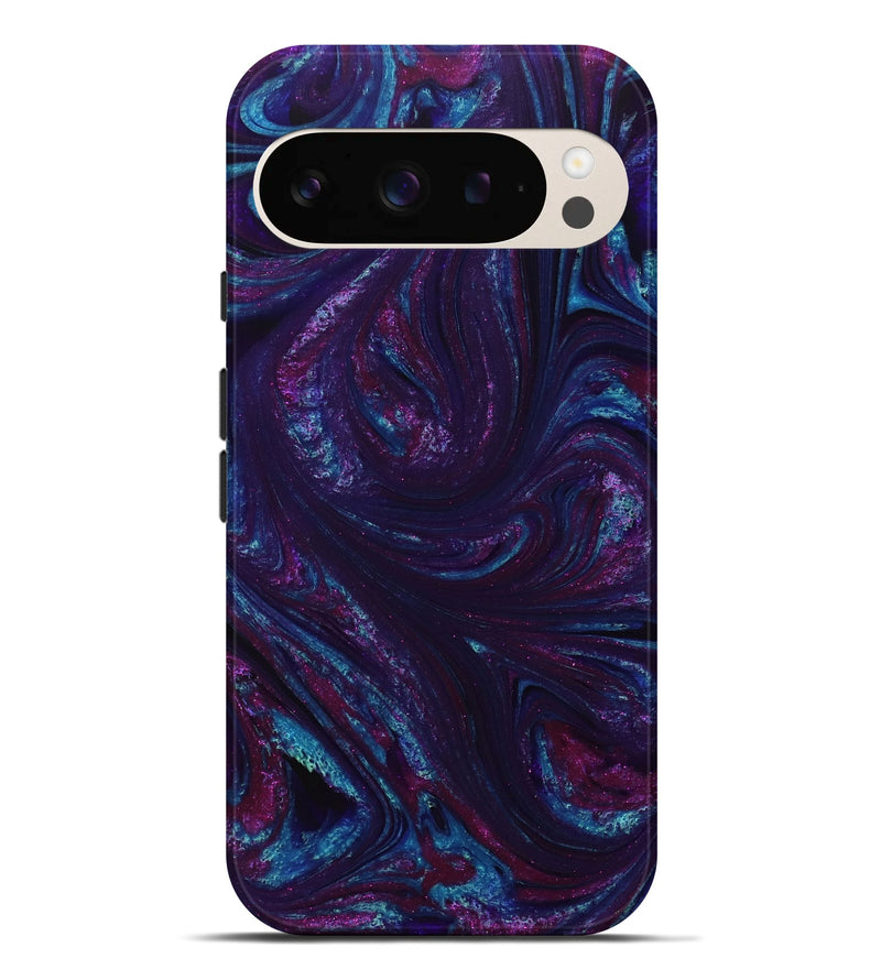 Pixel 9 Pro XL ResinArt Live Edge Phone Case - Eolande (Purple, 731684)