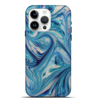 iPhone 15 Pro Max ResinArt Live Edge Phone Case - Arvin (Blue, 731685)