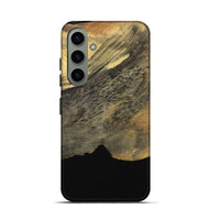 Galaxy S24 Wood Live Edge Phone Case - Ivey (Pure Black, 731690)