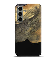 Galaxy S24 Plus Wood Live Edge Phone Case - Ivey (Pure Black, 731690)