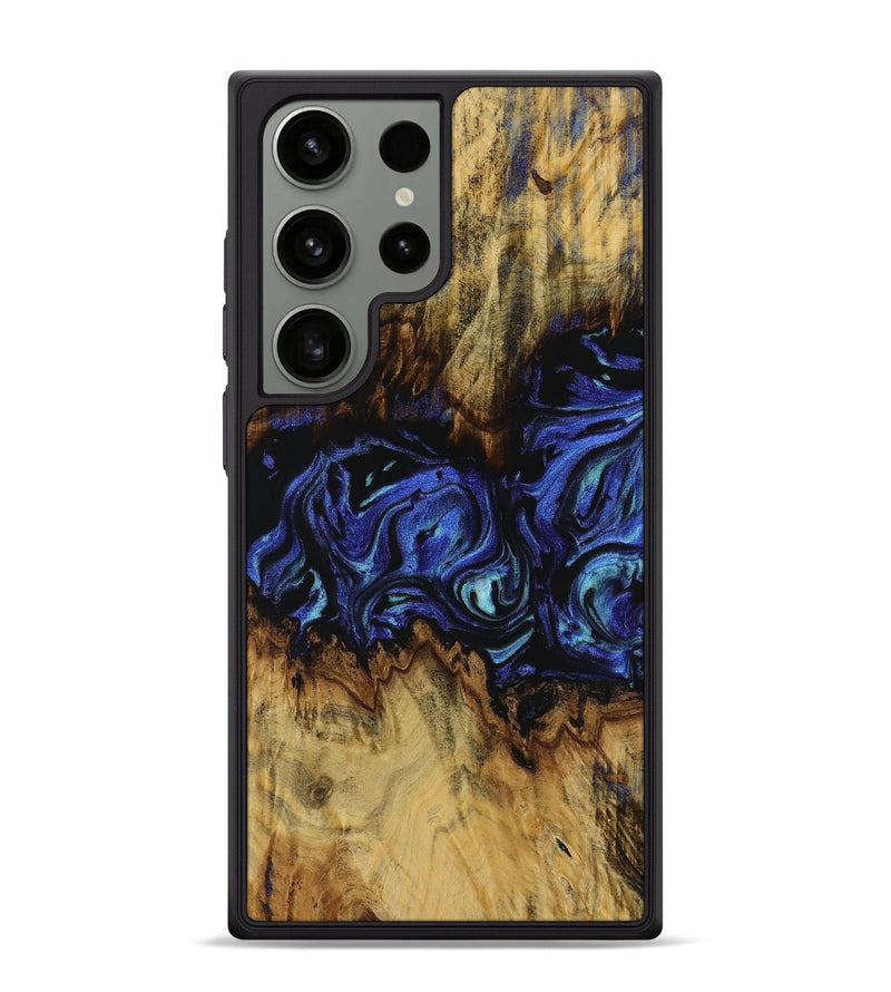 Galaxy S24 Ultra Wood Phone Case - Gage (Blue, 731698)