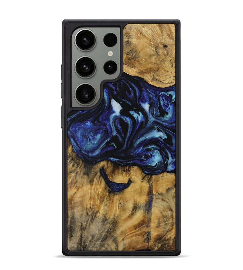 Galaxy S24 Ultra Wood Phone Case - Jeannie (Blue, 731719)