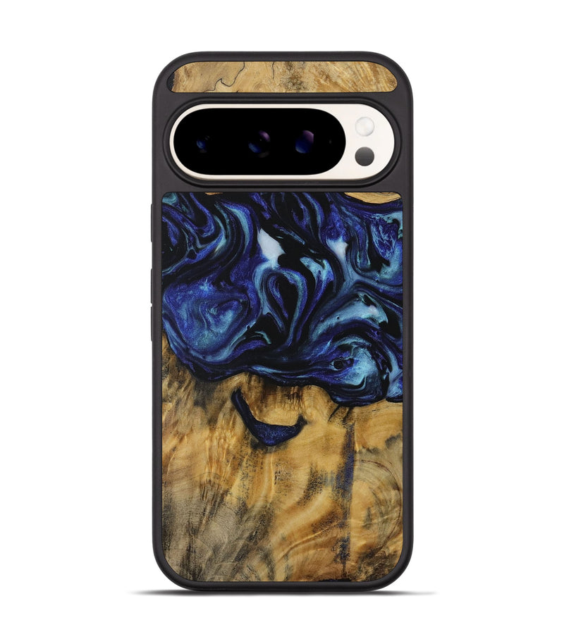 Pixel 9 Pro Wood Phone Case - Jeannie (Blue, 731719)