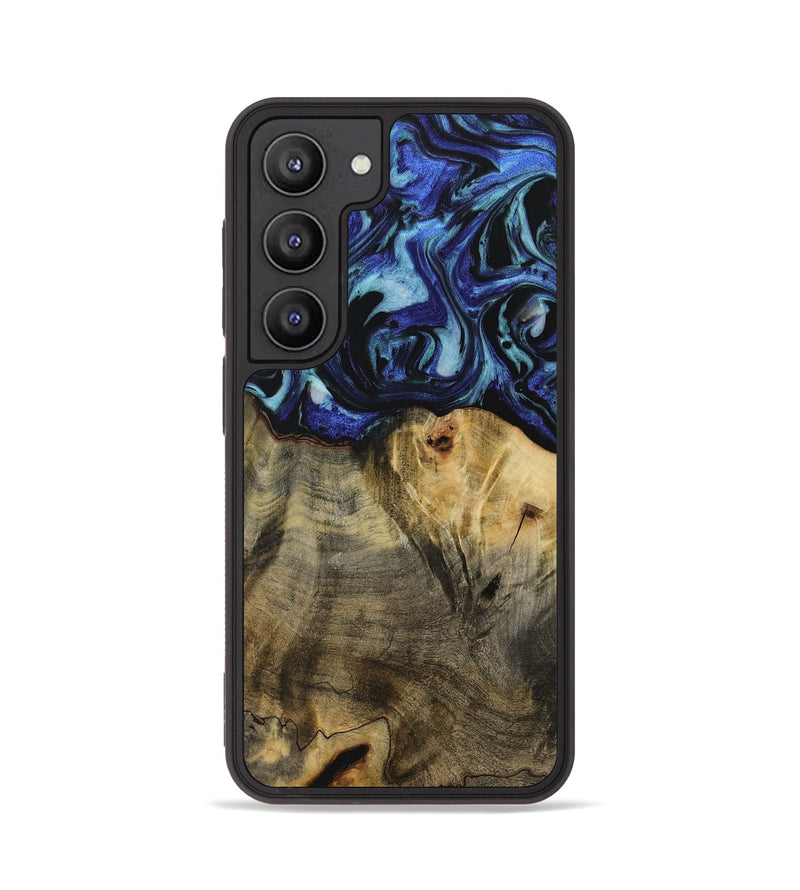 Galaxy S23 Wood Phone Case - Dedric (Blue, 731722)