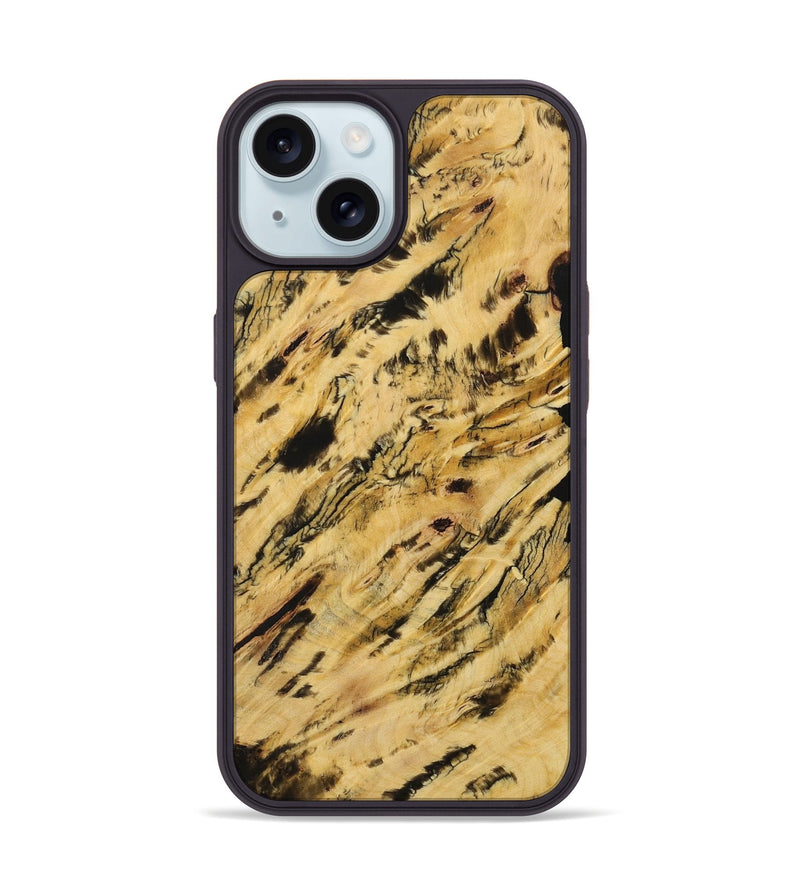 iPhone 15 Wood Phone Case - Lorrel (Wood Burl, 731724)