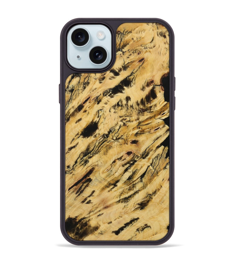 iPhone 15 Plus Wood Phone Case - Lorrel (Wood Burl, 731724)