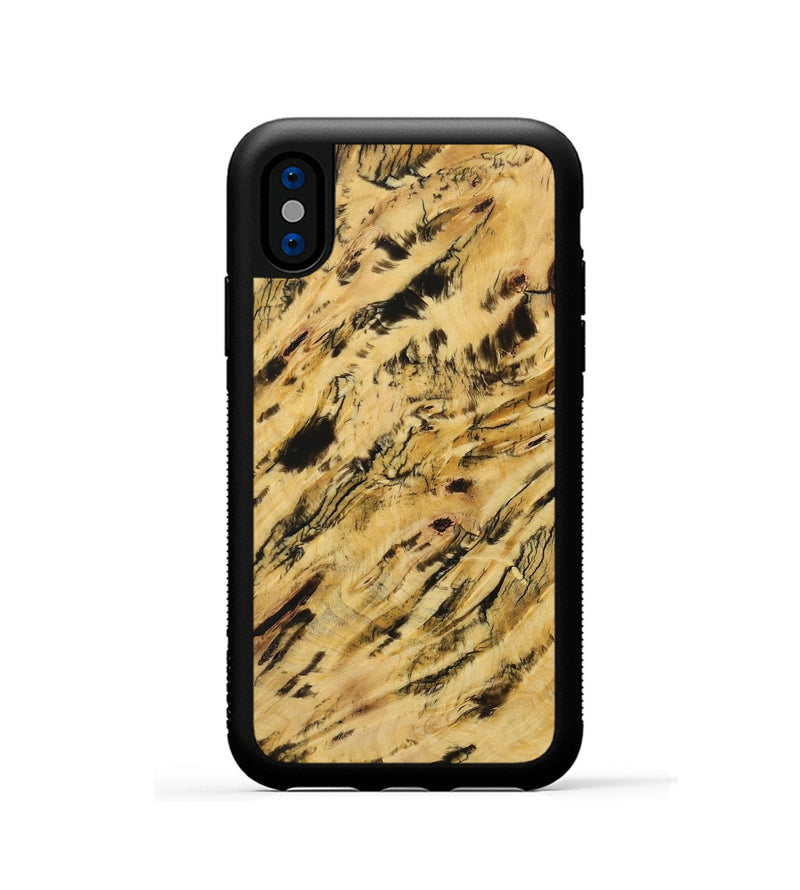 iPhone Xs Wood Phone Case - Lorrel (Wood Burl, 731724)