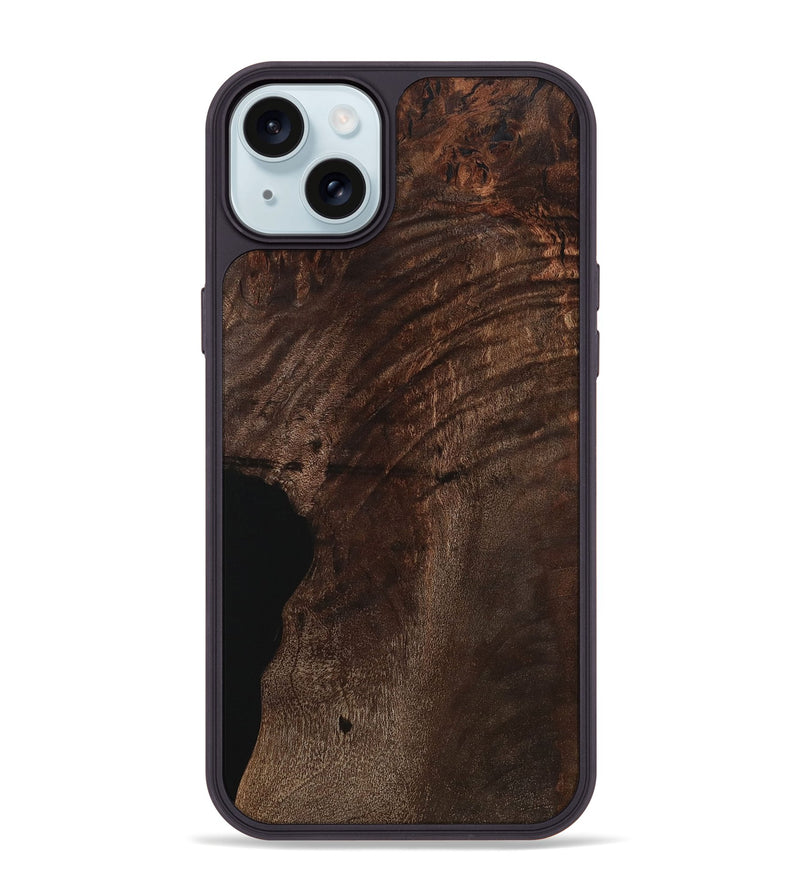 iPhone 15 Plus Wood Phone Case - Shona (Wood Burl, 731732)