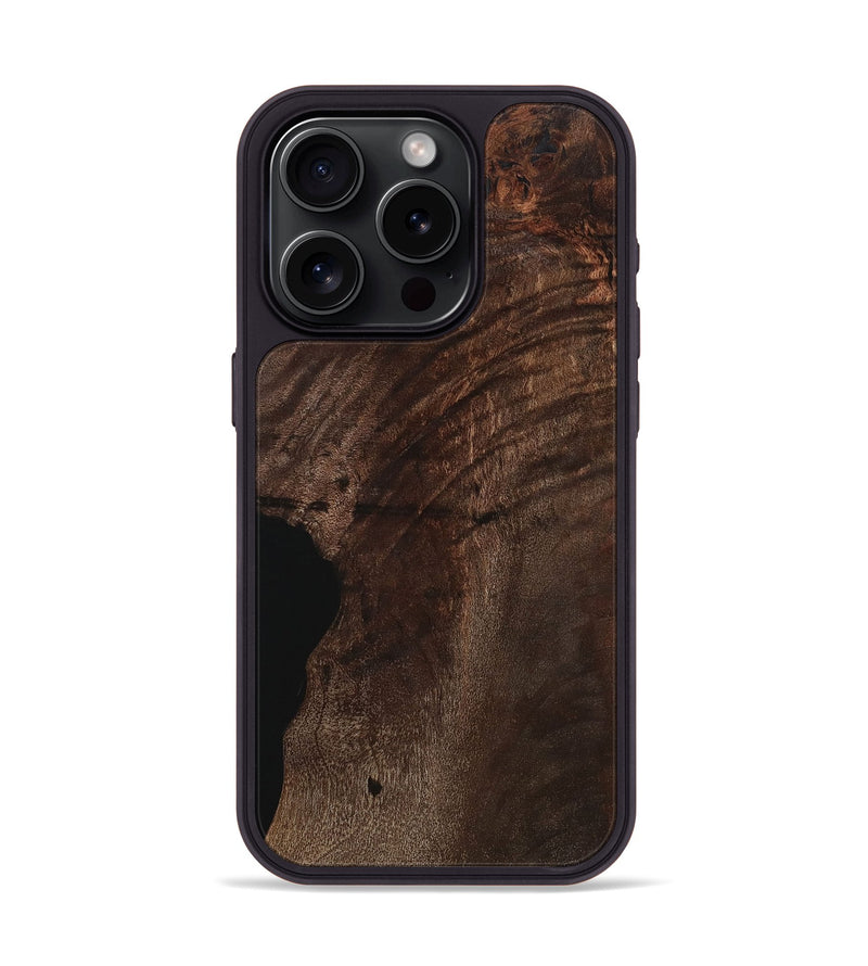 iPhone 15 Pro Wood Phone Case - Shona (Wood Burl, 731732)