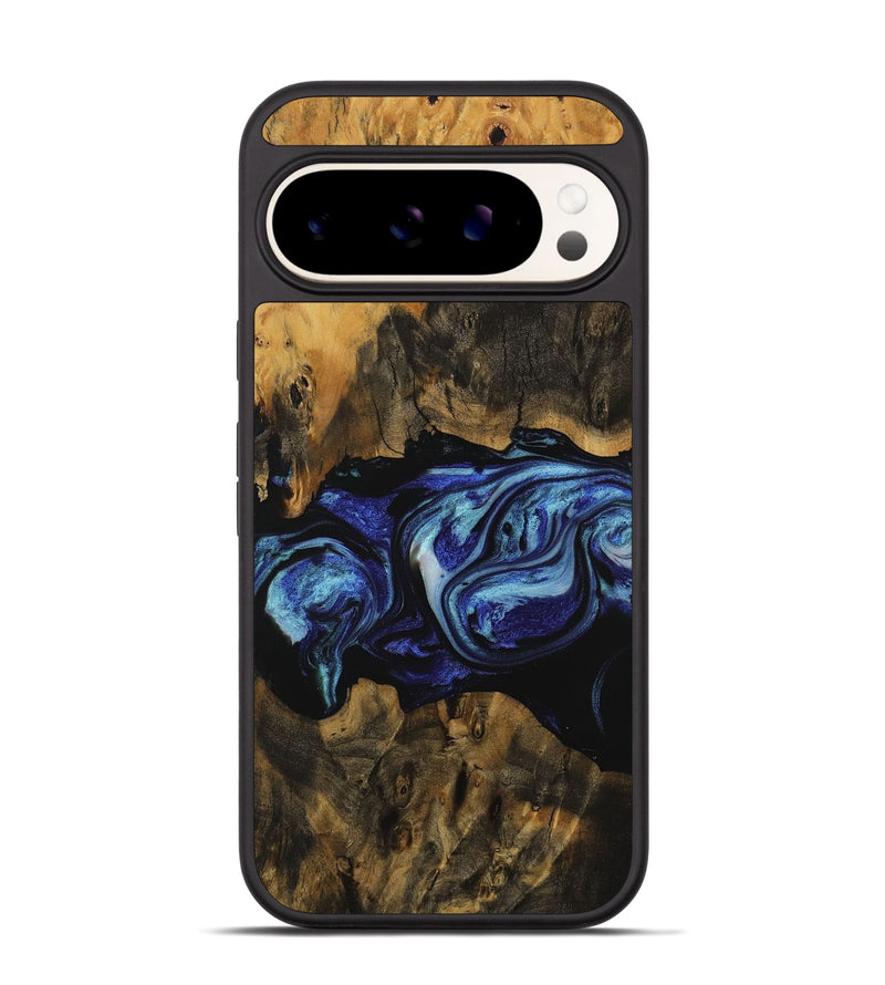 Pixel 9 Pro Wood Phone Case - Lynea (Blue, 731733)