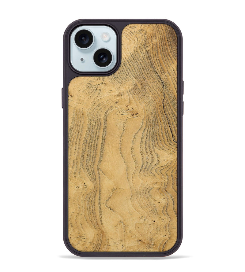 iPhone 15 Plus Wood Phone Case - Verlin (Wood Burl, 731734)