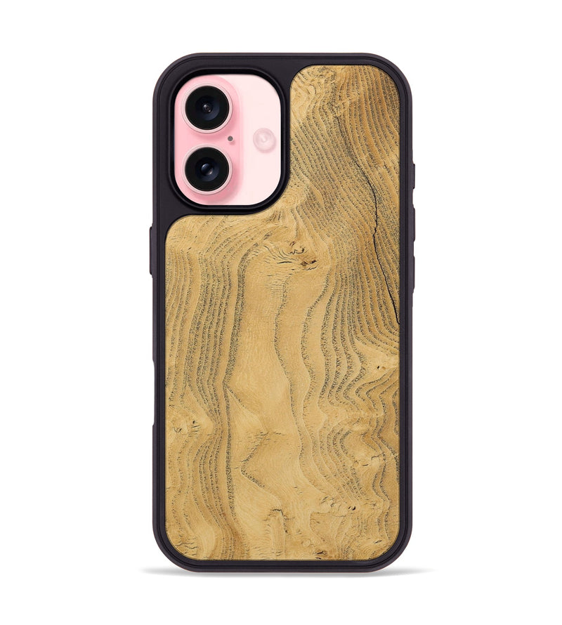 iPhone 16 Wood Phone Case - Verlin (Wood Burl, 731734)