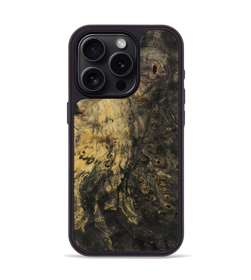 iPhone 15 Pro Wood Phone Case - Nery (Wood Burl, 731735)