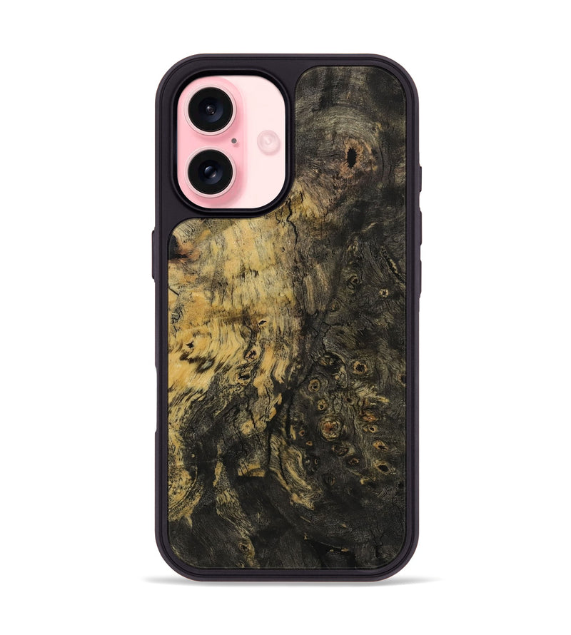 iPhone 16 Wood Phone Case - Nery (Wood Burl, 731735)