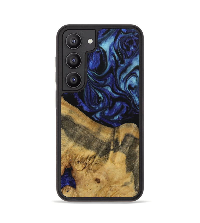 Galaxy S23 Wood Phone Case - Nikki (Blue, 731736)