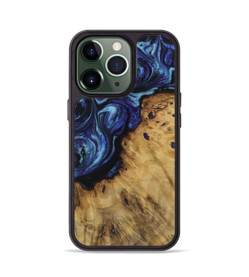 iPhone 13 Pro Wood Phone Case - Winton (Blue, 731739)