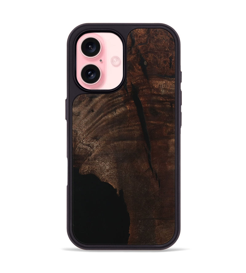 iPhone 16 Wood Phone Case - Bronson (Wood Burl, 731743)