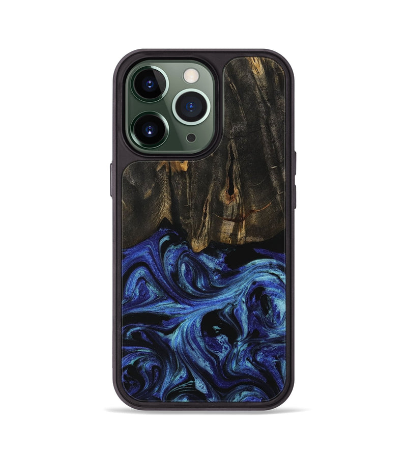 iPhone 13 Pro Wood Phone Case - Sohail (Blue, 731745)