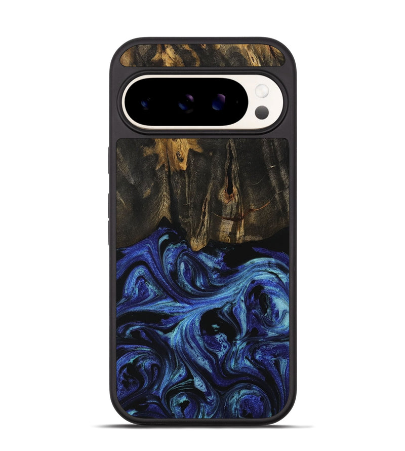 Pixel 9 Pro Wood Phone Case - Sohail (Blue, 731745)