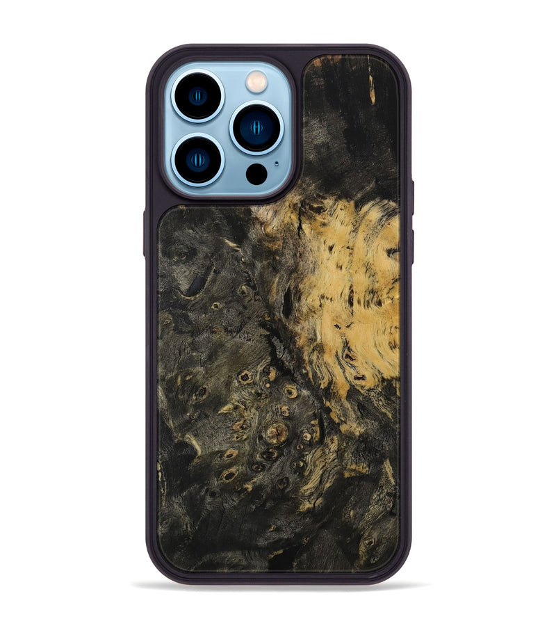 iPhone 14 Pro Max Wood Phone Case - Selinda (Wood Burl, 731746)