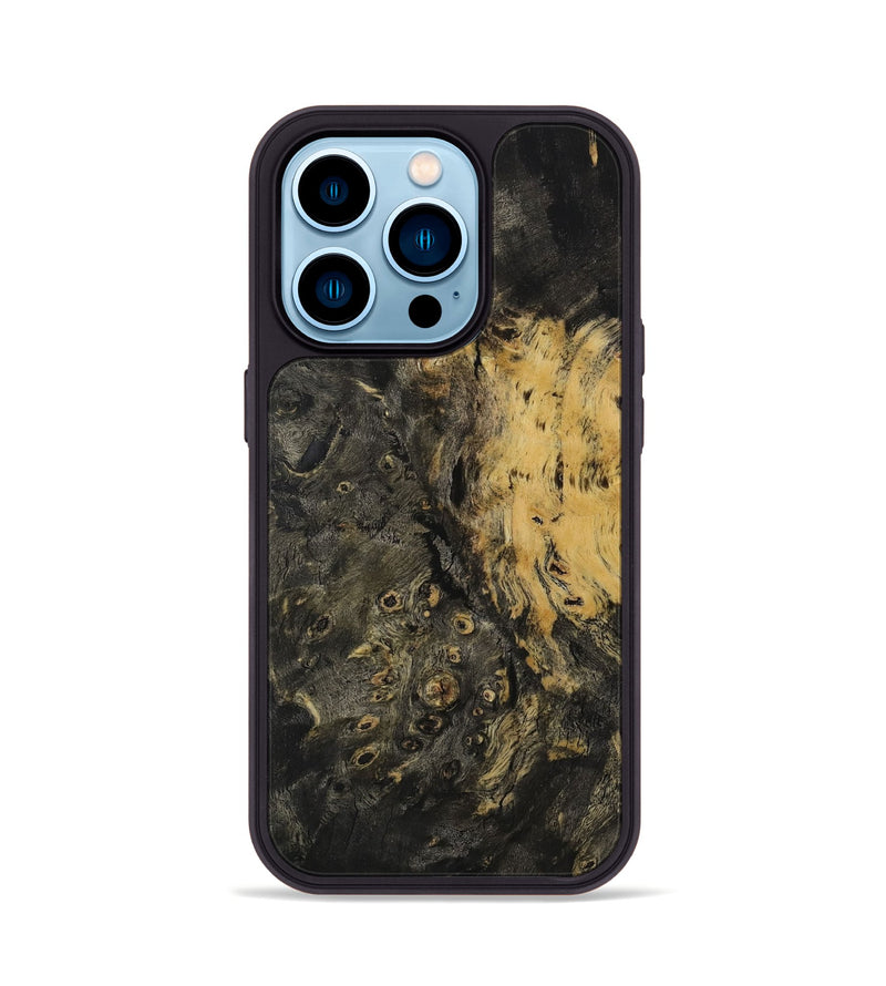 iPhone 14 Pro Wood Phone Case - Selinda (Wood Burl, 731746)