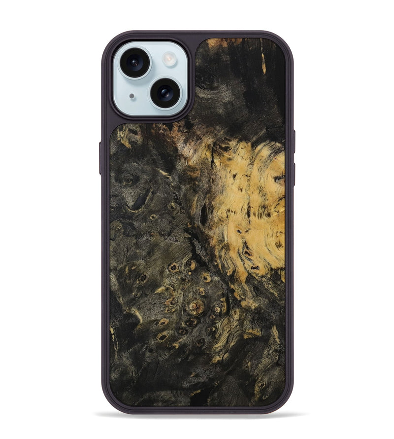 iPhone 15 Plus Wood Phone Case - Selinda (Wood Burl, 731746)