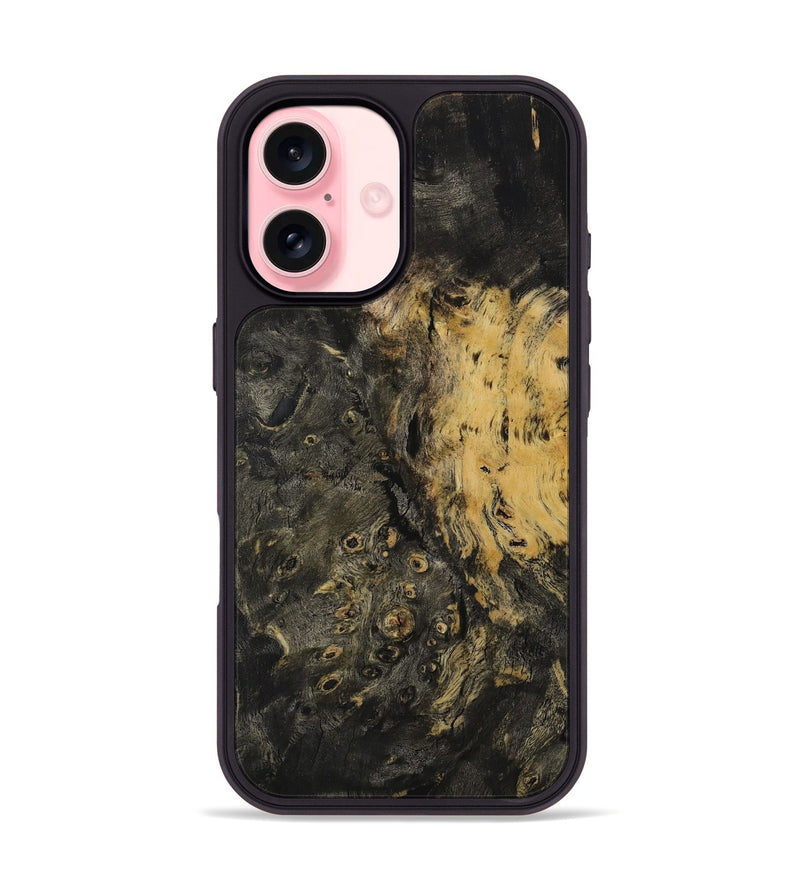 iPhone 16 Wood Phone Case - Selinda (Wood Burl, 731746)