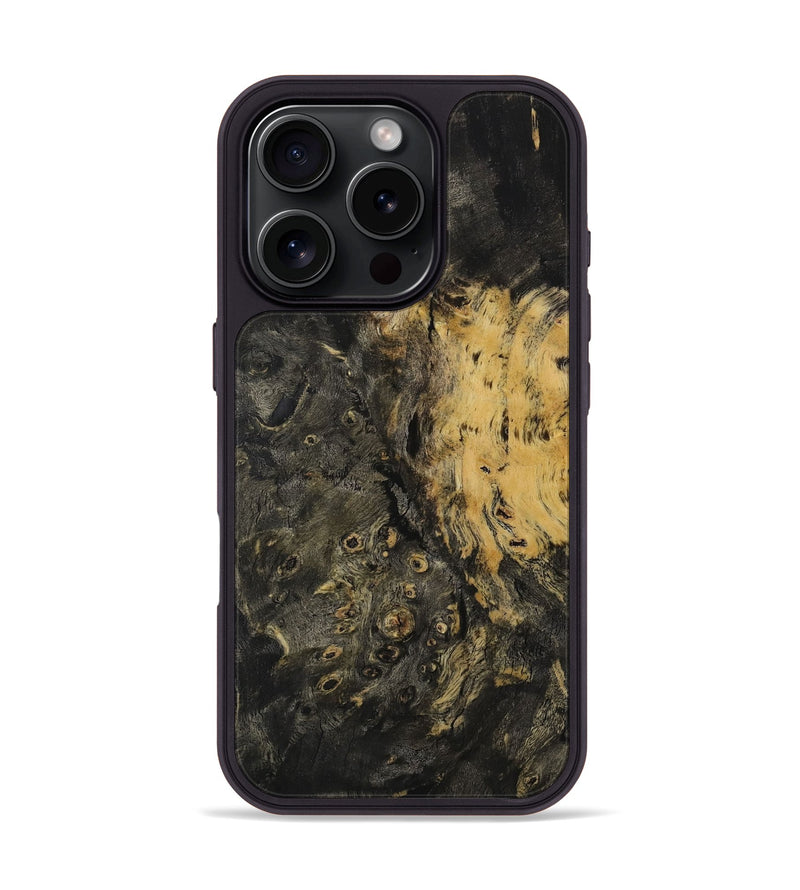 iPhone 16 Pro Wood Phone Case - Selinda (Wood Burl, 731746)