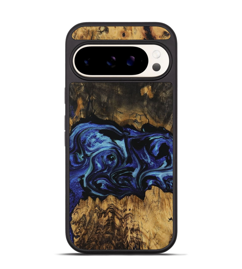 Pixel 9 Pro Wood Phone Case - Estill (Blue, 731748)