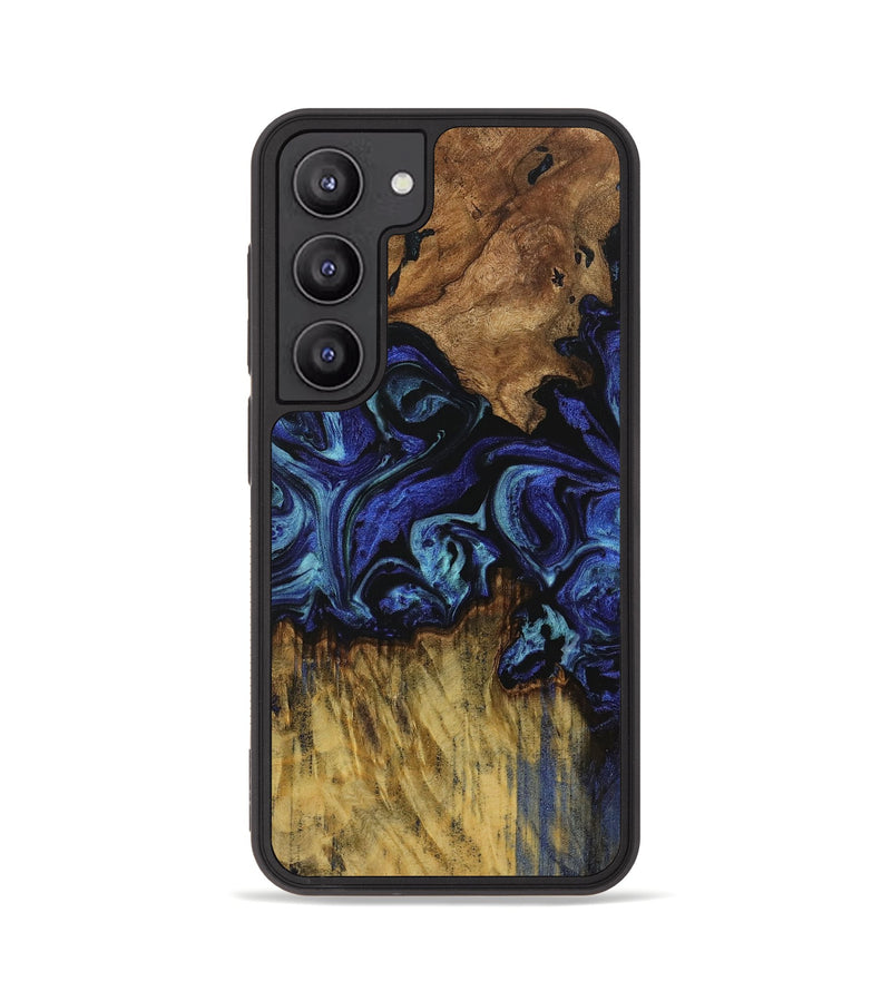 Galaxy S23 Wood Phone Case - Ewald (Blue, 731749)