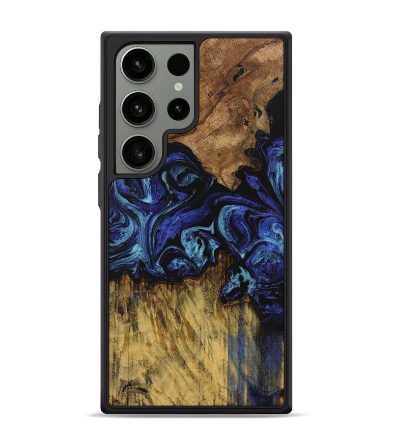 Galaxy S24 Ultra Wood Phone Case - Ewald (Blue, 731749)