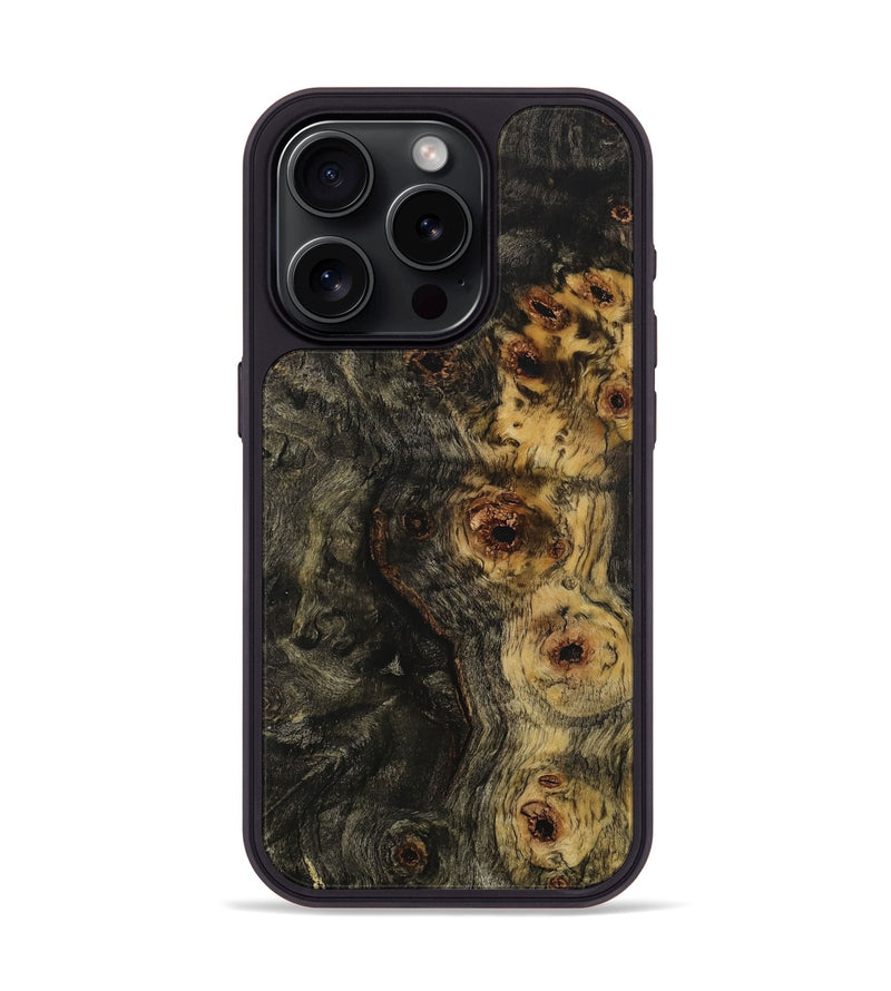 iPhone 15 Pro Wood Phone Case - Clare (Wood Burl, 731751)