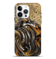 iPhone 15 Pro Max Wood Live Edge Phone Case - Cami (Black & White, 731757)