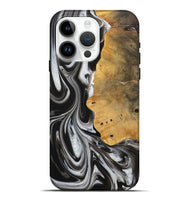 iPhone 15 Pro Max Wood Live Edge Phone Case - Allyce (Black & White, 731769)