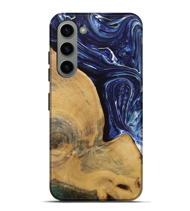 Galaxy S23 Plus Wood Live Edge Phone Case - Trey (Blue, 731780)