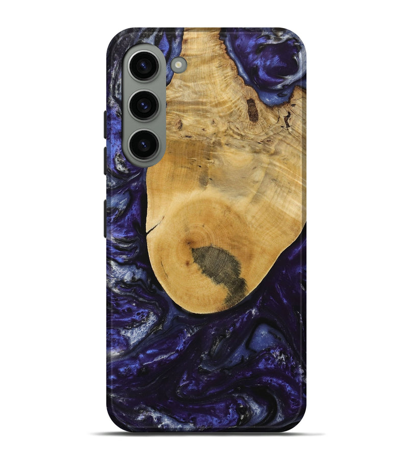 Galaxy S23 Plus Wood Live Edge Phone Case - Angel (Purple, 731782)