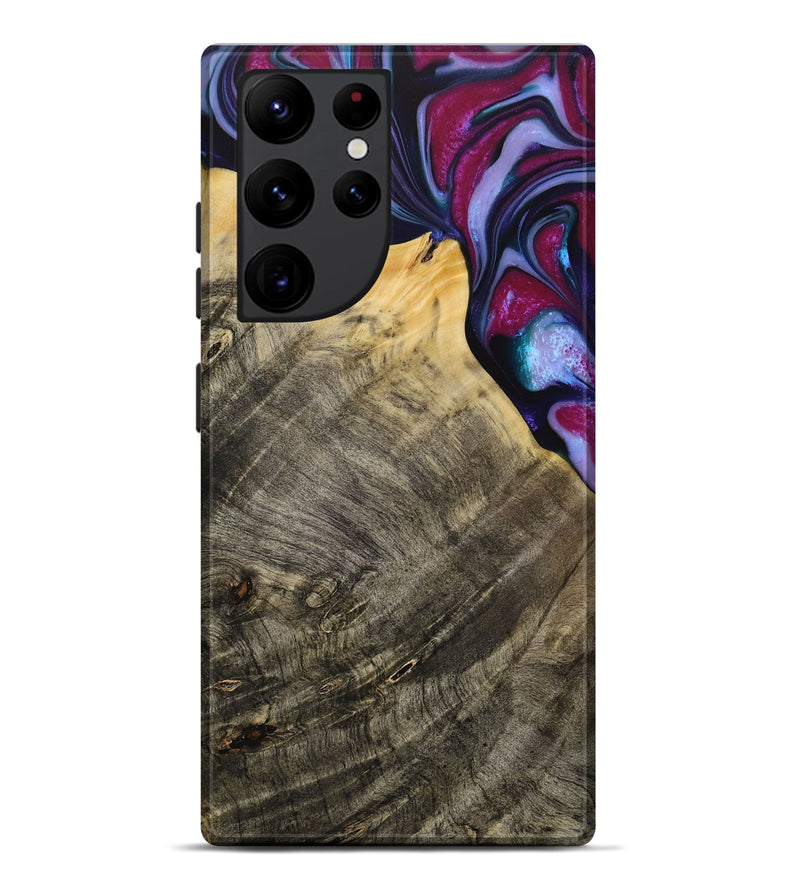 Galaxy S22 Ultra Wood Live Edge Phone Case - Daulton (Purple, 731784)