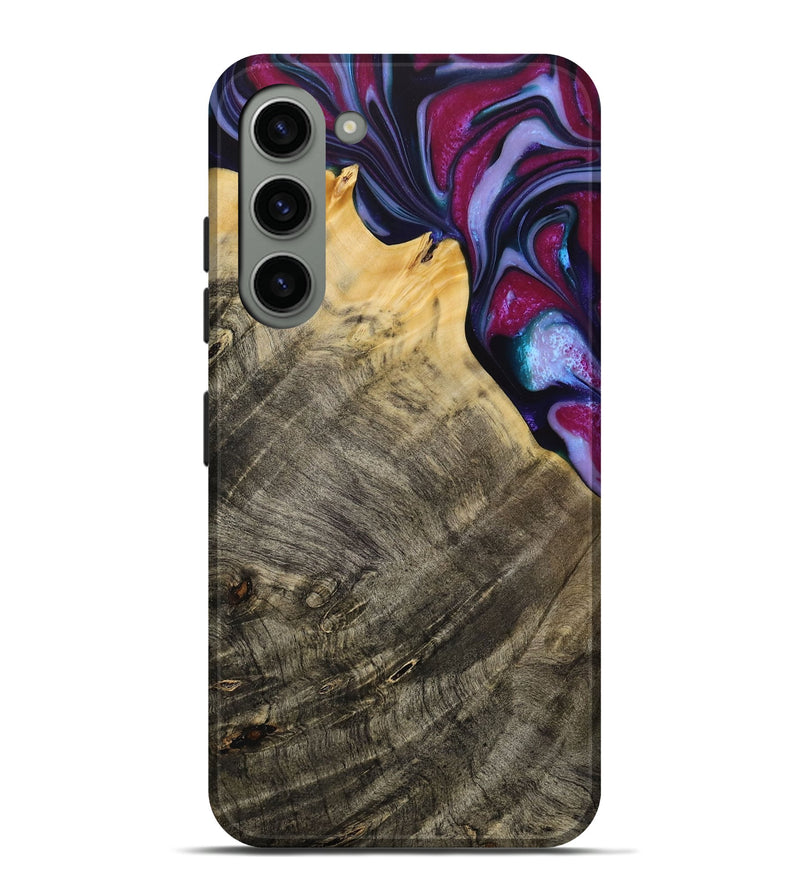 Galaxy S23 Plus Wood Live Edge Phone Case - Daulton (Purple, 731784)