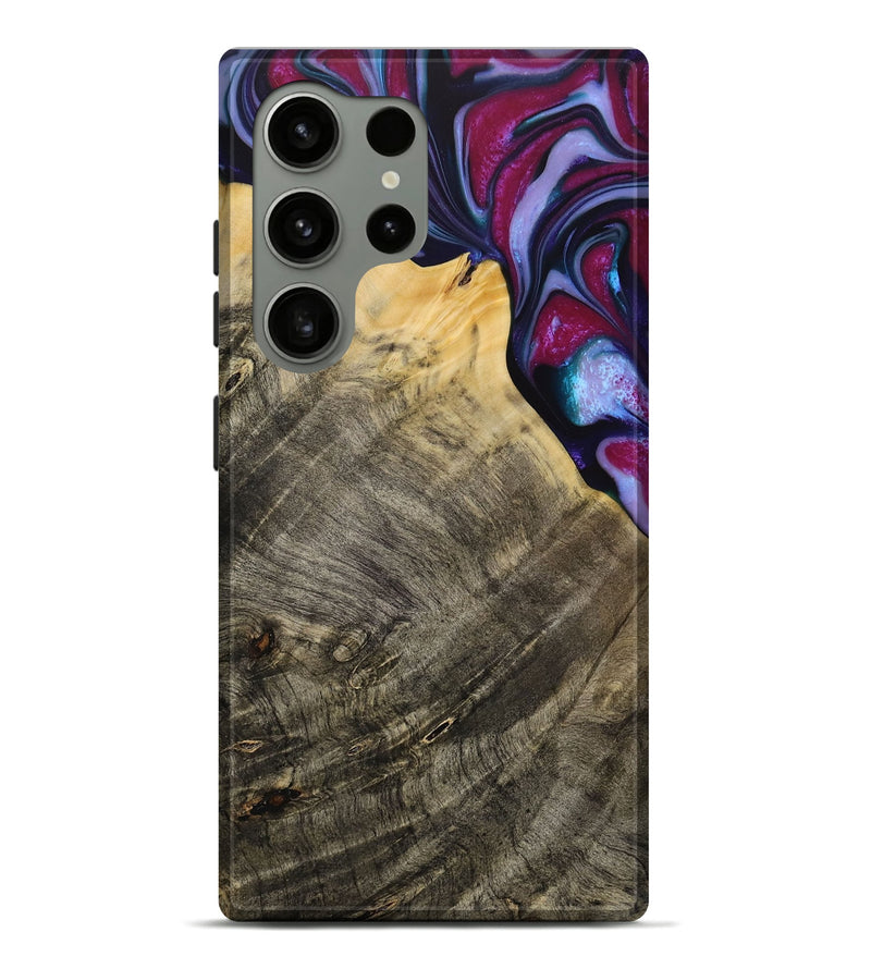 Galaxy S24 Ultra Wood Live Edge Phone Case - Daulton (Purple, 731784)