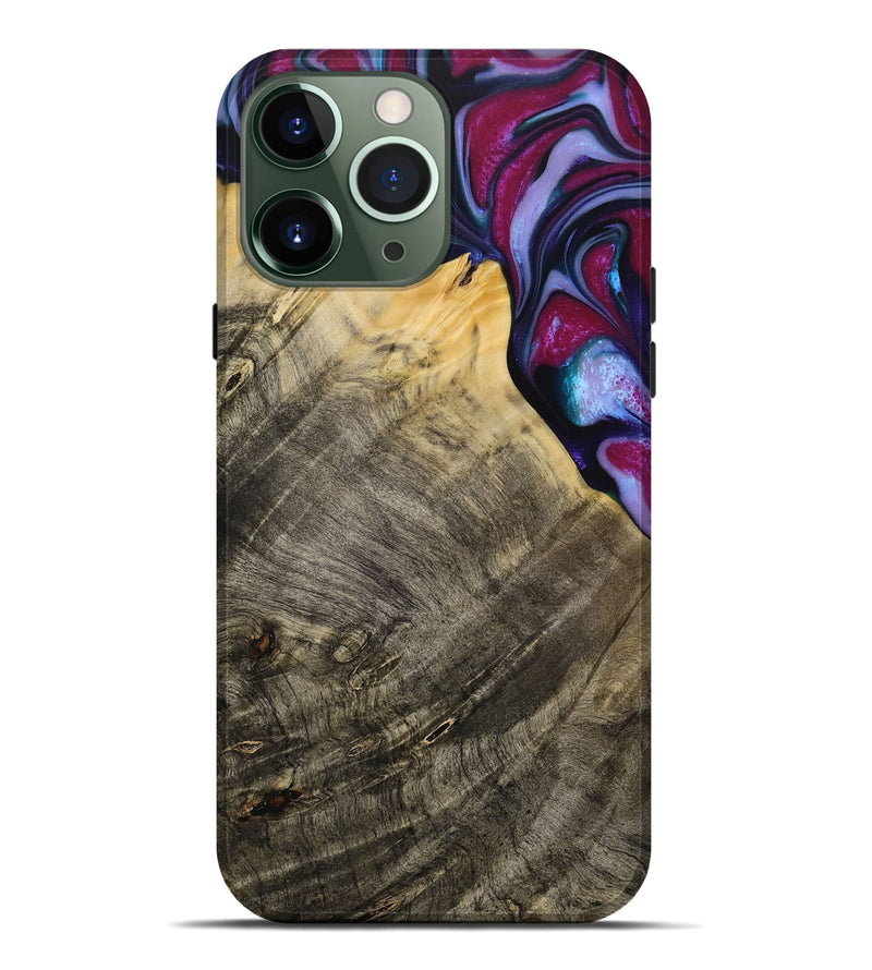 iPhone 13 Pro Max Wood Live Edge Phone Case - Daulton (Purple, 731784)