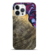 iPhone 15 Pro Max Wood Live Edge Phone Case - Daulton (Purple, 731784)